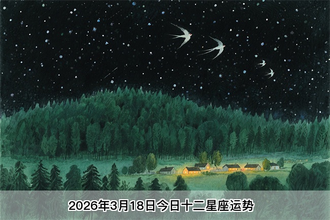 2026年3月18日今日十二星座运势  