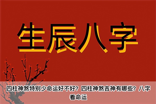 四柱神煞特别少命运好不好？四柱神煞吉神有哪些？八字看命运