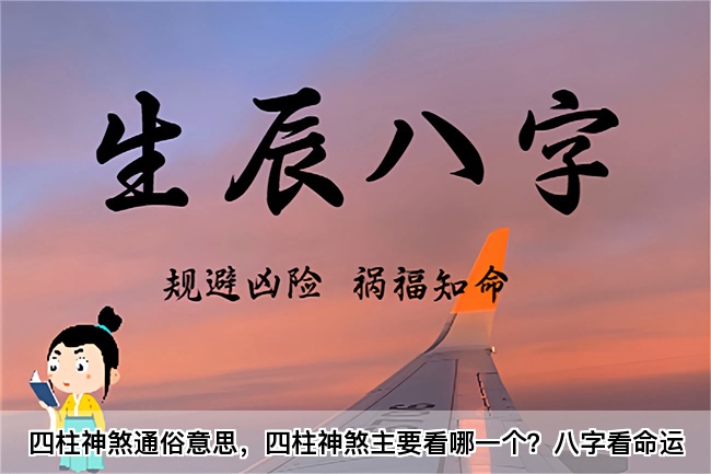 四柱神煞通俗意思，四柱神煞主要看哪一个？八字看命运