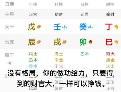 没有格局，你的做功给力，只要得到的