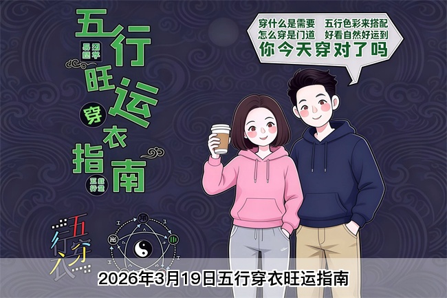 2026年3月19日五行穿衣旺运指南