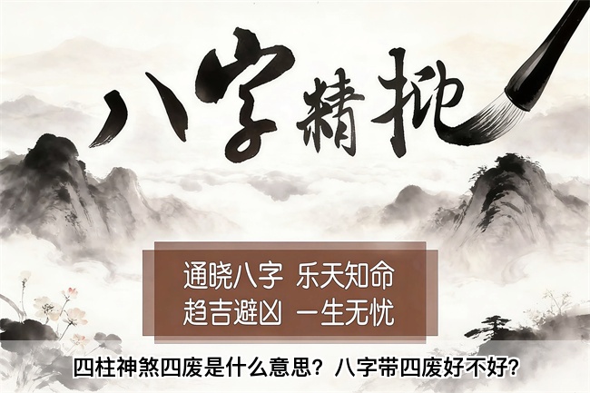 四柱神煞四废是什么意思？八字带四废好不好？