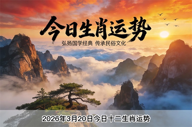 2026年3月20日今日十二生肖运势