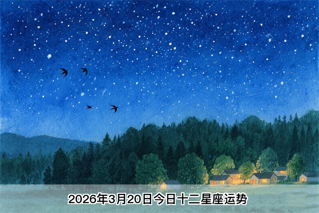 2026年3月20日今日十二星座运势 
