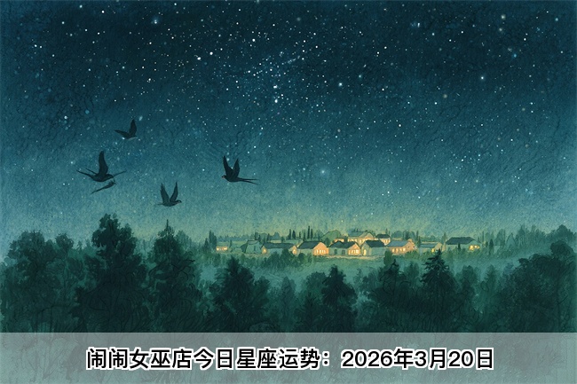 闹闹女巫店今日星座运势：2026年3月20日（算卦街算命一条街）