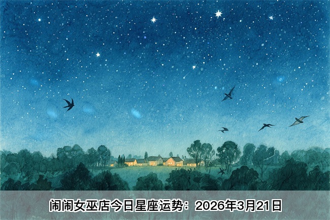 闹闹女巫店今日星座运势：2026年3月21日（算卦街算命一条街）          