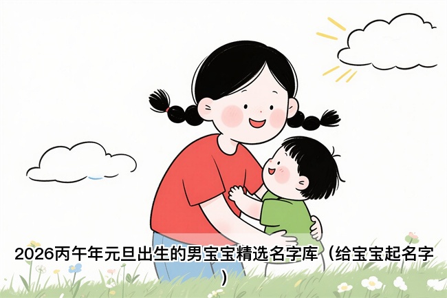 2026丙午年元旦出生的男宝宝精选名字库（给宝宝起名字）