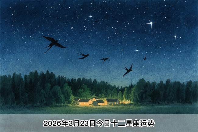 2026年3月23日今日十二星座运势