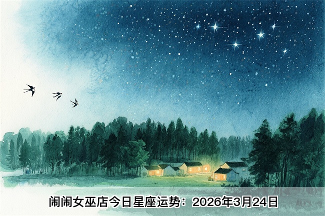 闹闹女巫店今日星座运势：2026年3月24日（算卦街算命一条街）    