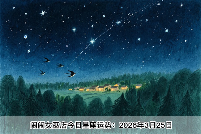 闹闹女巫店今日星座运势：2026年3月25日（算卦街算命一条街）