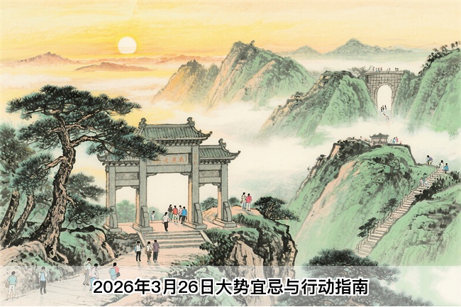 2026年3月26日大势宜忌与行动指南 真人在线算命一条街 