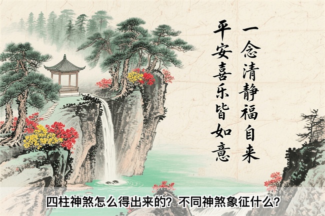 四柱神煞怎么得出来的？不同神煞象征什么？