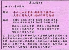 黄大仙灵签 第3签：中平 鲁班开山
