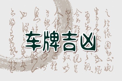 属龙选车牌号什么数字吉祥 属龙车牌幸运数字
