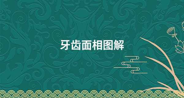 牙齿面相图解