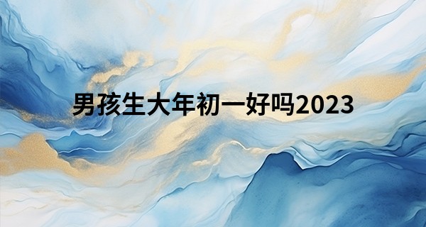 男孩生大年初一好吗2023 运势怎么样_文王八卦算命的卦文