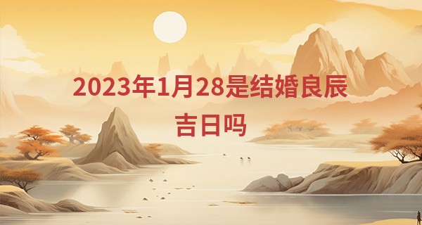 2023年1月28是结婚良辰吉日吗 是否天成佳偶是知音_瓷都算命姓名侧分