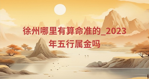 徐州哪里有算命准的_2023年五行属金吗 兔宝宝的命运好不好