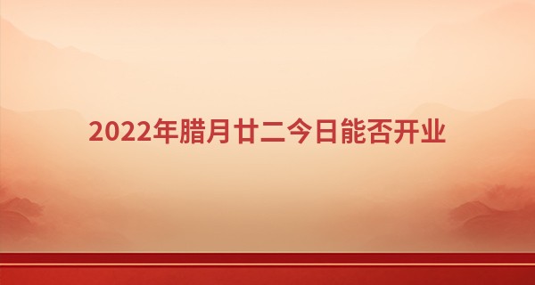 2022年腊月廿二今日能否开业 此日开业能否生意红火事如意_最好的称骨算命